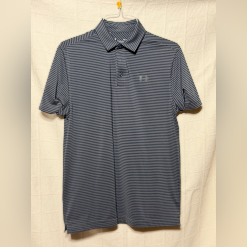 Under Armour Men's Navy Striped Polo
